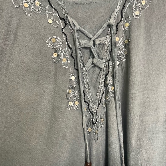 7 Islands Embroidered Tunic 2X - Picture 4 of 12